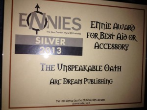 Silver Ennie Award 2013